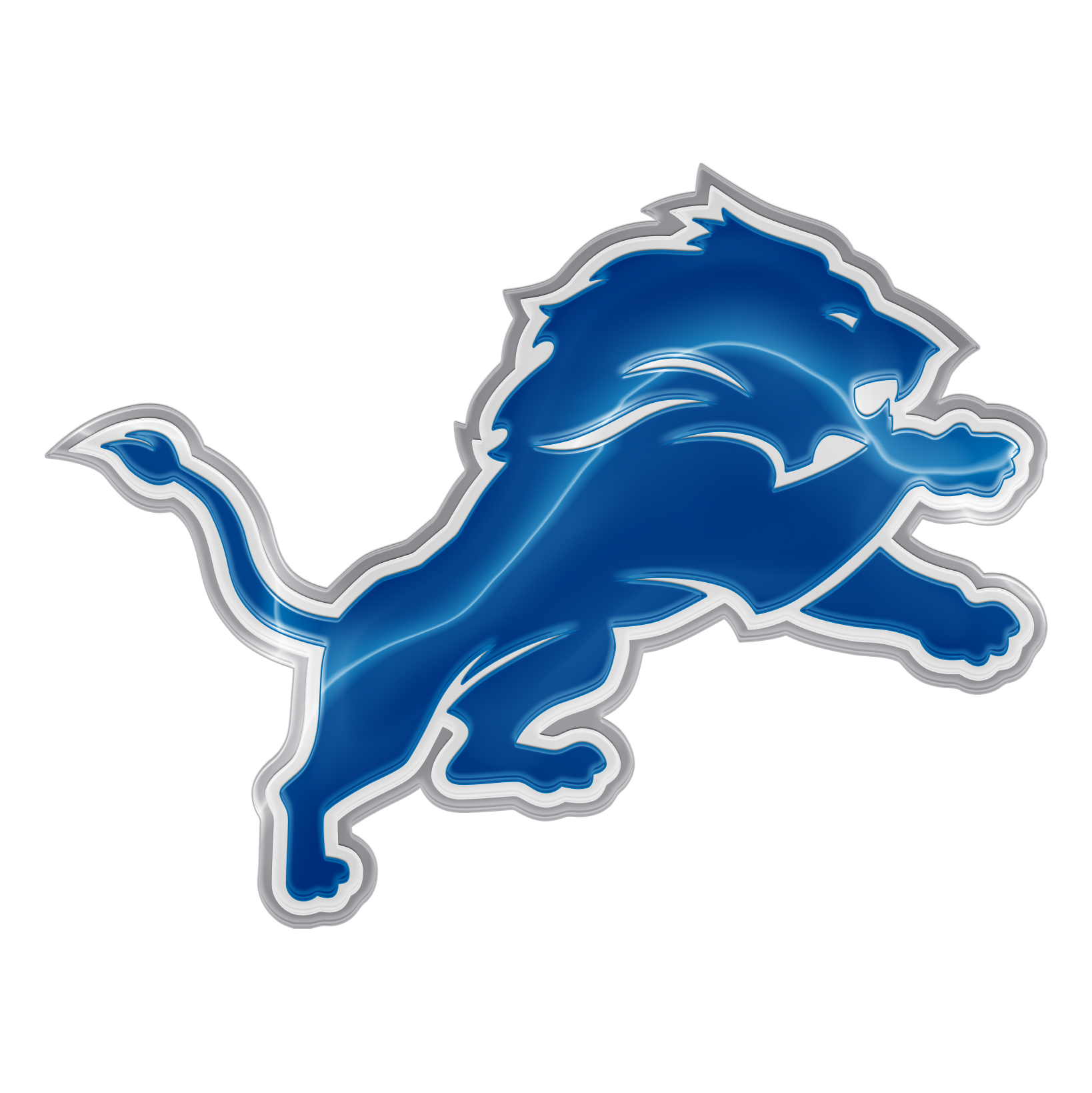 Detroit Lions Crystal Logo iron on paper